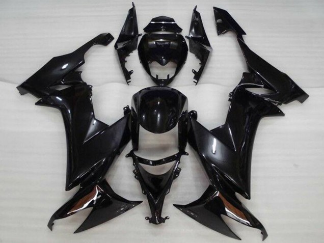 Noir Brillant Carénages Moto Kawasaki ZX10R 2008-2010