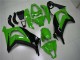 Vert Noir Brillant Carénages Moto Kawasaki ZX10R 2011-2015