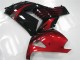 Rouge Noir Carénage Moto Kawasaki ZX14R ZZR1400 2006-2011