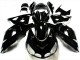 Noir Brillant Carénage Moto Kawasaki ZX14R ZZR1400 2006-2011