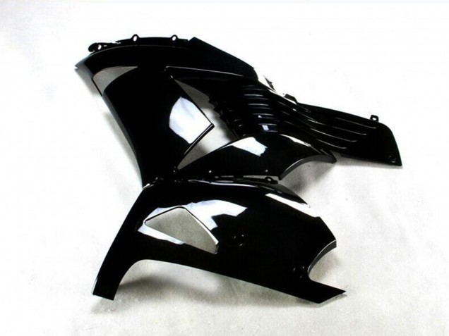 Noir Brillant Carénage Moto Kawasaki ZX14R ZZR1400 2006-2011