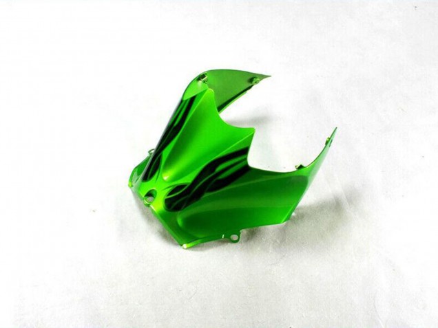Vert Noir Brillant Carénages Moto Kawasaki ZX14R ZZR1400 2012-2024