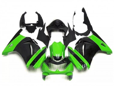 Vert Noir Carénages Moto Kawasaki EX250 2008-2012 Pas Chère