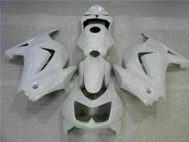 Blanc Carénage Moto Kawasaki EX250 2008-2012