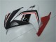 Blanc Rouge Noir Carénage Moto Kawasaki Ninja 300 EX300R 2013-2024