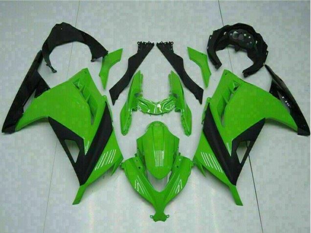 Vert Noir Carénage Moto Kawasaki Ninja 300 EX300R 2013-2024