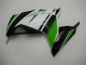 Blanc Vert Noir Carénage Moto Kawasaki Ninja 300 EX300R 2013-2024