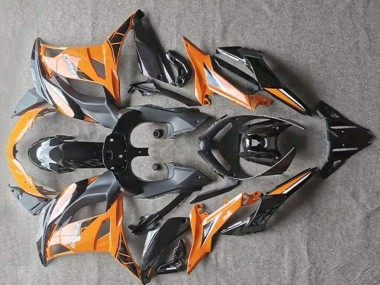 Orange Noir Carénage Moto Kawasaki EX650 2017-2019 Pas Chère
