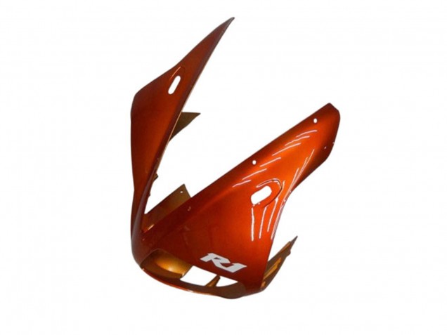 Orange Noir Mat Carénage Moto Yamaha YZF R1 2002-2003