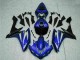 Bleu Blanc Noir Carénages Moto Yamaha YZF R1 2007-2008