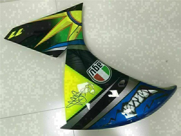 Bleu Jaune Requin Carénage Moto Yamaha YZF R1 2009-2011