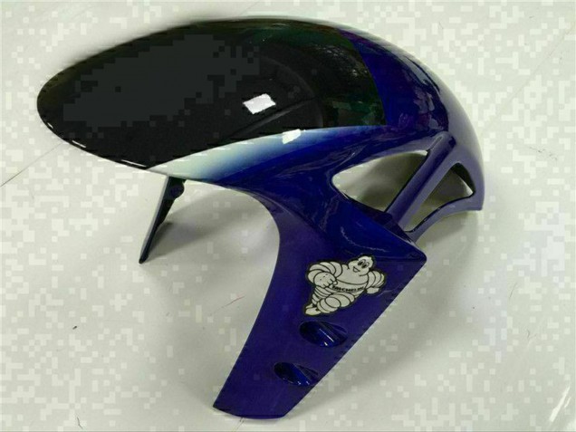 Bleu Argent Noir Vert MoviStar Carénage Moto Yamaha YZF R1 2015-2019