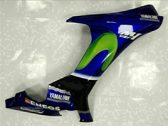 Bleu Argent Noir Vert MoviStar Carénage Moto Yamaha YZF R1 2015-2019