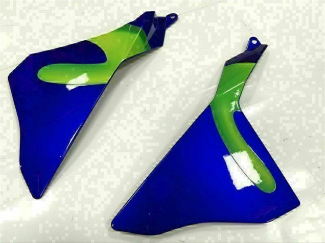 Bleu Argent Noir Vert MoviStar Carénage Moto Yamaha YZF R1 2015-2019