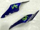 Bleu Argent Noir Vert MoviStar Carénage Moto Yamaha YZF R1 2015-2019