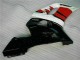 Blanc Rouge Noir Brillant Carénages Moto Yamaha YZF R6 1998-2002