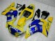 Jaune Bleu Blanc Chameau Motul Carénage Moto Yamaha YZF R6 1998-2002