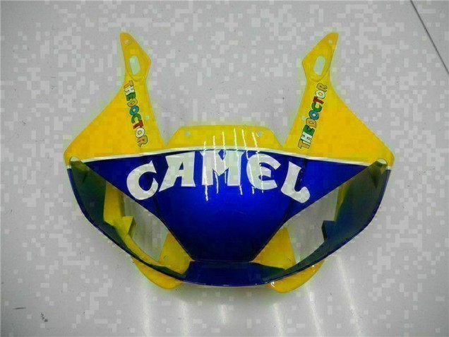 Jaune Bleu Blanc Chameau Motul Carénage Moto Yamaha YZF R6 1998-2002
