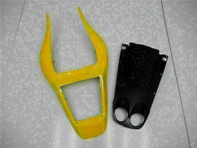 Jaune Bleu Blanc Chameau Motul Carénage Moto Yamaha YZF R6 1998-2002