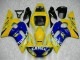 Jaune Bleu Blanc Chameau Motul Carénage Moto Yamaha YZF R6 1998-2002