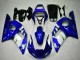 Bleu Blanc Carénage Moto Yamaha YZF R6 1998-2002