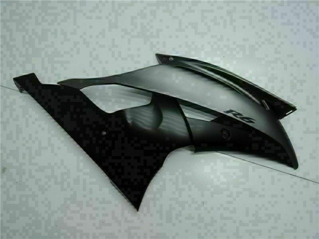 Gris Noir Mat Carénage Moto Yamaha YZF R6 2008-2016