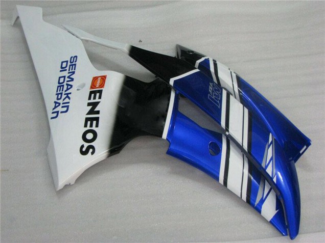 Blanc Bleu Noir ENEOS Semakin Didepan Carénage Moto Yamaha YZF R6 2008-2016