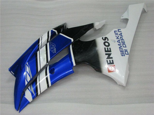 Blanc Bleu Noir ENEOS Semakin Didepan Carénage Moto Yamaha YZF R6 2008-2016