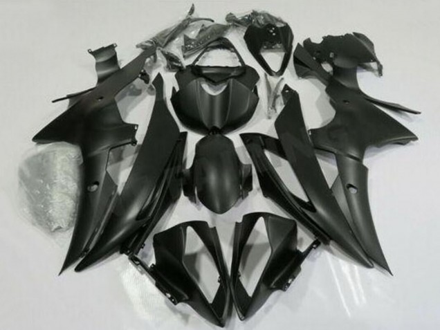Noir Mat Carénage Moto Yamaha YZF R6 2008-2016
