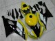 Jaune Blanc Noir Brillant Carénage Moto Yamaha YZF R6 2008-2016