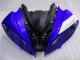Blanc Bleu Noir Mat Carénage Moto Yamaha YZF R6 2008-2016