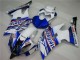 Blanc Bleu Rouge Sterilgarda Volvo Fimer Yamalube Carénage Moto Yamaha YZF R6 2008-2016