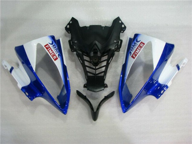 Blanc Bleu Rouge Sterilgarda Volvo Fimer Yamalube Carénage Moto Yamaha YZF R6 2008-2016