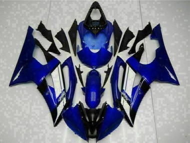 Bleu Blanc Carénage Moto Yamaha YZF R6 2008-2016 Pas Chère