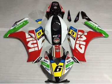 Blanc Rouge Jaune Vert Givi 6 Carénage Moto Honda CBR1000RR 2012-2016 Pas Chère