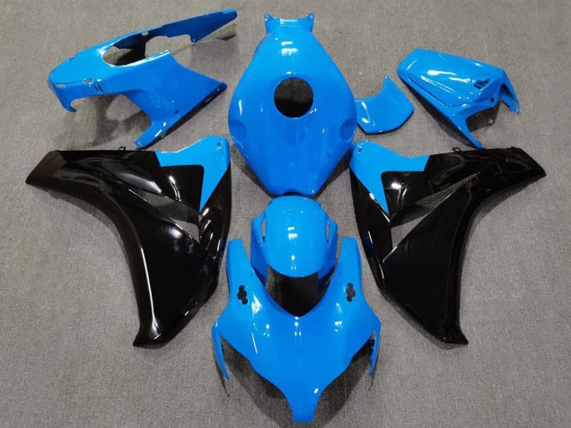 Bleu bébé Noir Brillant Carénage Moto Honda CBR1000RR 2008-2011