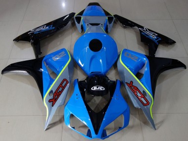 Bleu Jaune Noir Brillant Personnalisé CBR Carénage Moto Honda CBR1000RR 2006-2007 Pas Chère