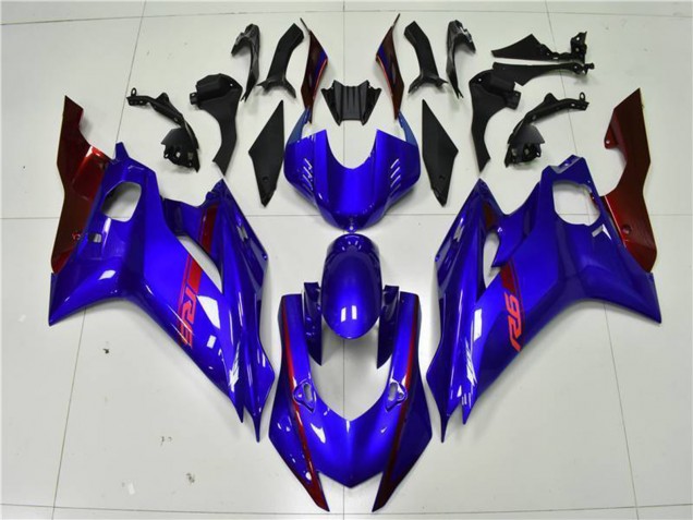 Bleu Rouge Carénage Moto Yamaha YZF R6 2017-2023