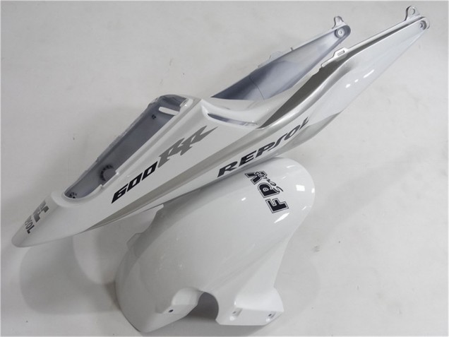 Blanc Argent Noir Repsol Carénages Moto Honda CBR600RR 2003-2004
