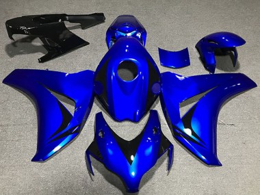 Bleu Profond Noir Carénage Moto Honda CBR1000RR 2008-2011 Pas Chère