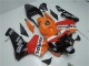 Orange Blanc Rouge Noir Brillant Repsol Kits Carénages Moto Honda CBR600RR 2003-2004
