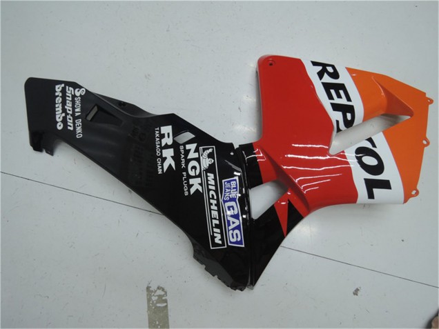 Orange Blanc Rouge Noir Brillant Repsol Kits Carénages Moto Honda CBR600RR 2003-2004