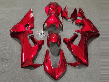 Rouge Foncé Carénage Moto Honda CBR1000RR 2017-2023 Pas Chère