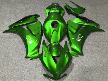 Electric Vert Noir Brillant Carénage Moto Honda CBR1000RR 2012-2016 Pas Chère
