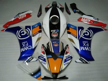 Blanc Bleu Orange Rouge Noir Elf Carénage Moto Honda CBR1000RR 2012-2016 Pas Chère