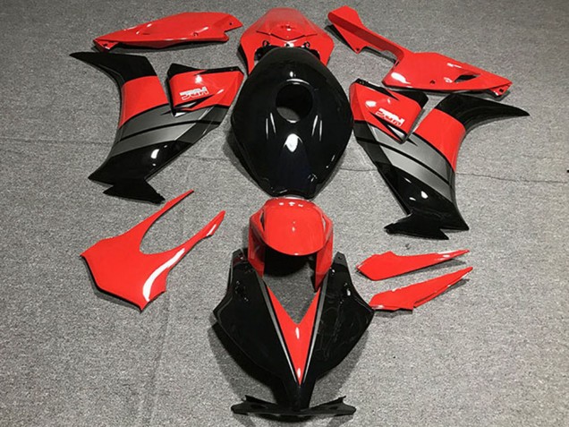 Rouge Gris Noir Brillant Carénage Moto Honda CBR1000RR 2012-2016