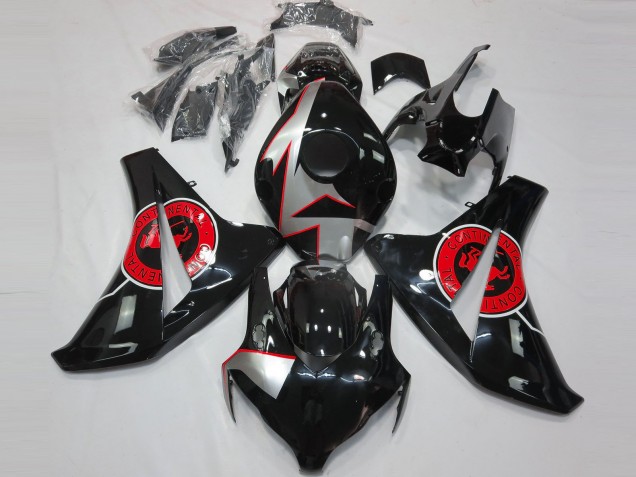 Argent Rouge Noir Brillant Carénage Moto Honda CBR1000RR 2008-2011
