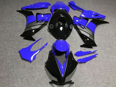 Bleu Gris Noir Brillant Carénage Moto Honda CBR1000RR 2012-2016 Pas Chère