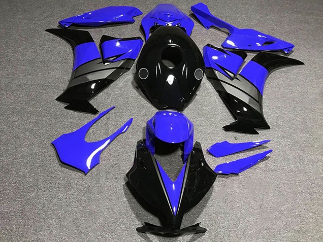 Bleu Gris Noir Brillant Carénage Moto Honda CBR1000RR 2012-2016