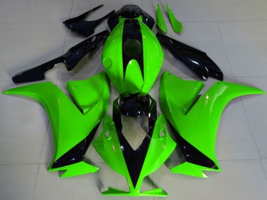 Vert Noir Brillant Carénage Moto Honda CBR1000RR 2012-2016 Pas Chère